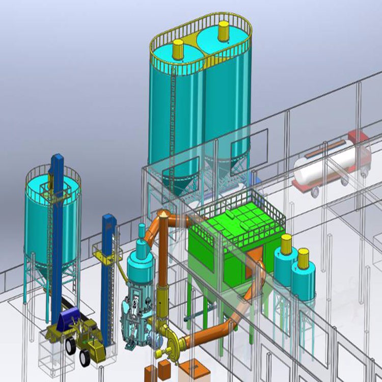 立磨機結(jié)構(gòu)圖